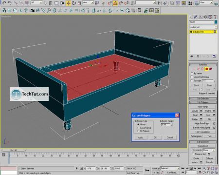 Tutorial Creating a bed in Max part 1 16