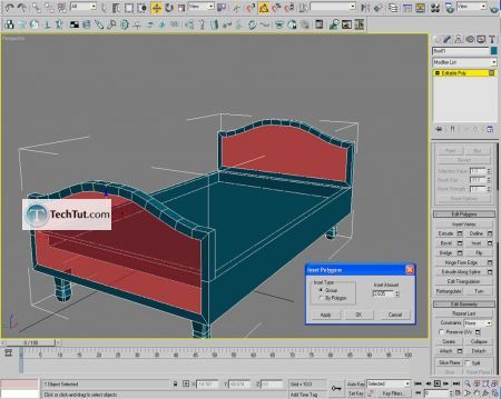 Tutorial Creating a bed in Max part 2 3