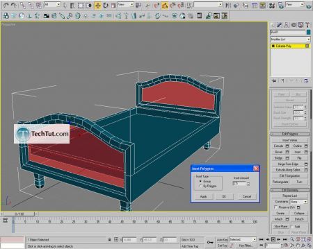 Tutorial Creating a bed in Max part 2 4