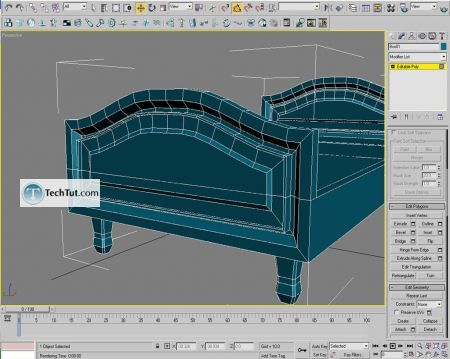 Tutorial Creating a bed in Max part 2 5