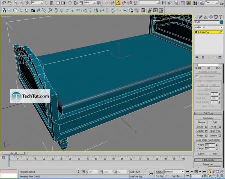Tutorial Creating a bed in Max part 2 9