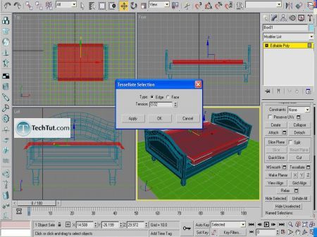 Tutorial Creating a bed in Max part 3 1