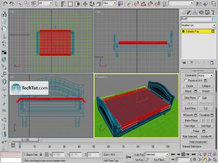 Tutorial Creating a bed in Max part 3 2
