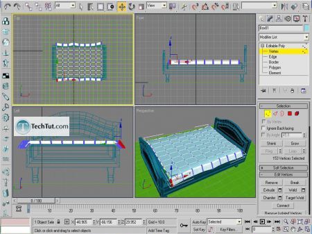 Tutorial Creating a bed in Max part 3 3