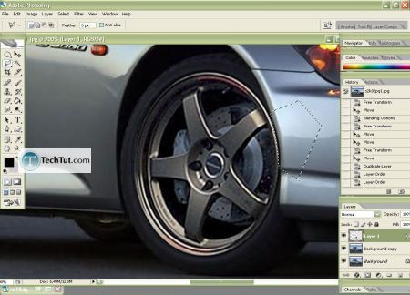 Tutorial Replace rim photoshop tutorial 11