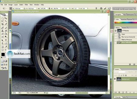 Tutorial Replace rim photoshop tutorial 4