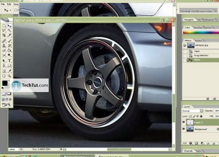 Tutorial Replace rim photoshop tutorial 5