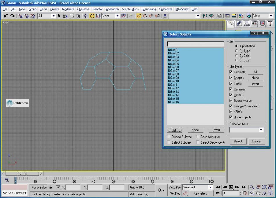 Create a soccer ball in 3D studio max