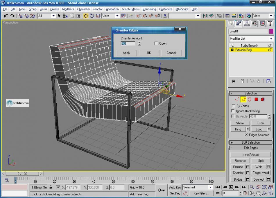 How to create a modern chair