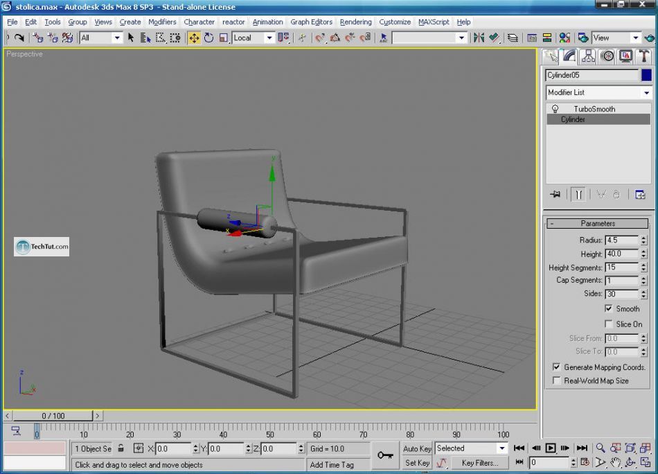 How to create a modern chair