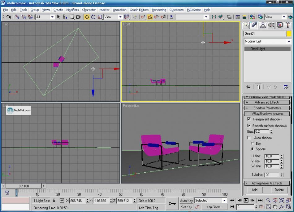 How to create a modern chair