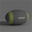 Rugby ball - American football ball 3d model