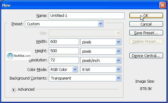 Textured background in Photoshop