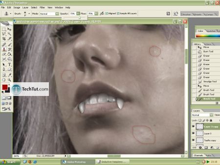 Tutorial Make your self look like a Vampire 10
