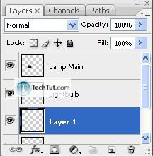 Drawing a Lamp Tutorial done in Photoshop