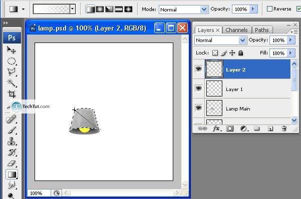Drawing a Lamp Tutorial done in Photoshop
