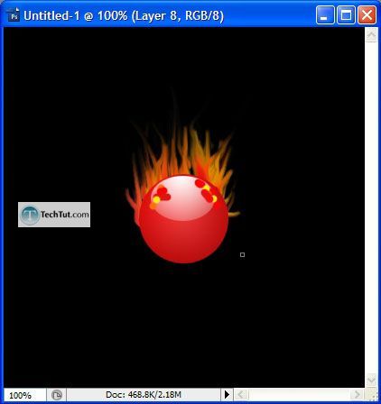 Creating flames using Adobe Photoshop