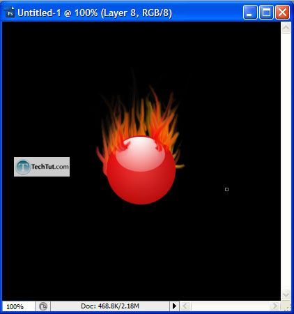 Creating flames using Adobe Photoshop