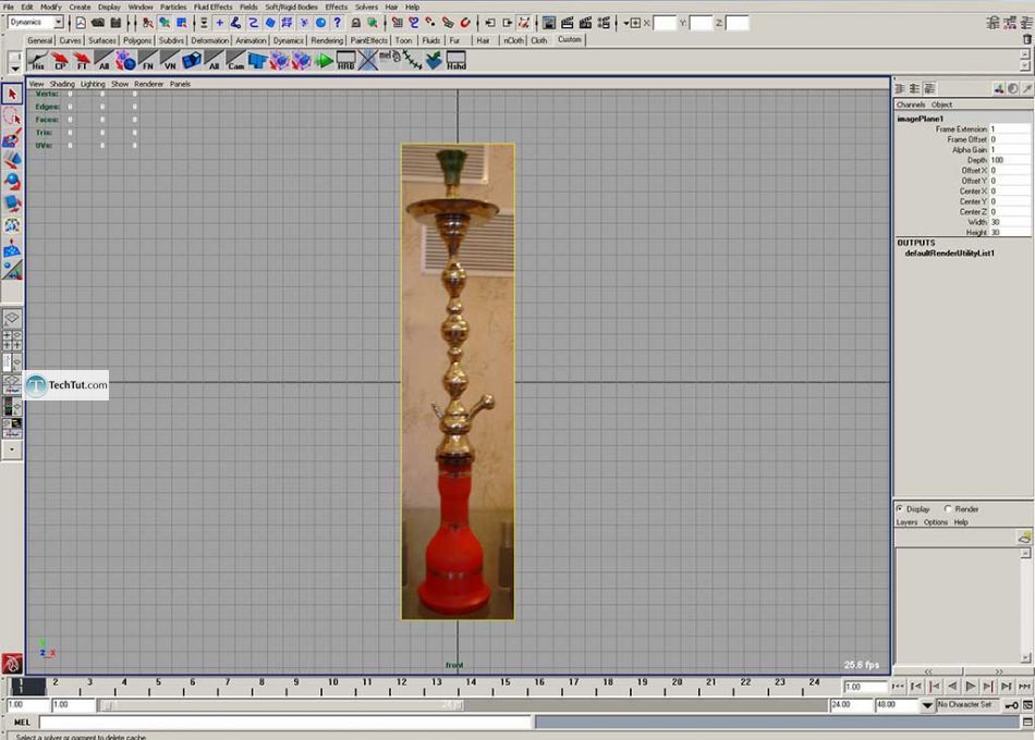 Create hookah model, render and texture complete tutorial