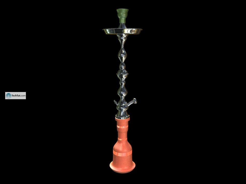 Create hookah model, render and texture complete tutorial