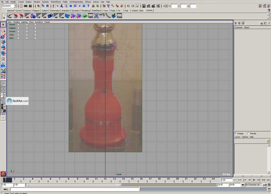 Create hookah model, render and texture complete tutorial