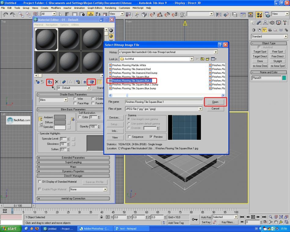 Learn how to create pool in 3D studio