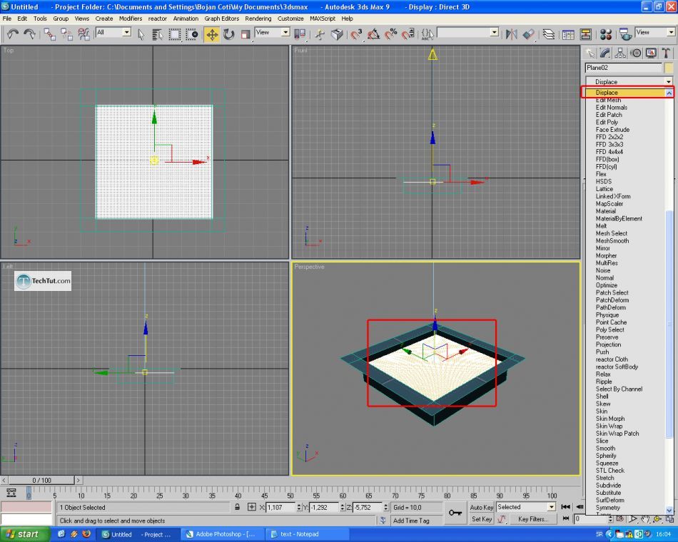 Learn how to create pool in 3D studio