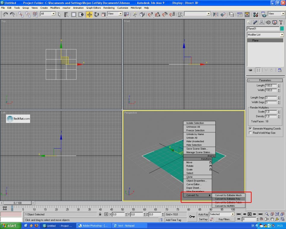 Learn how to create pool in 3D studio