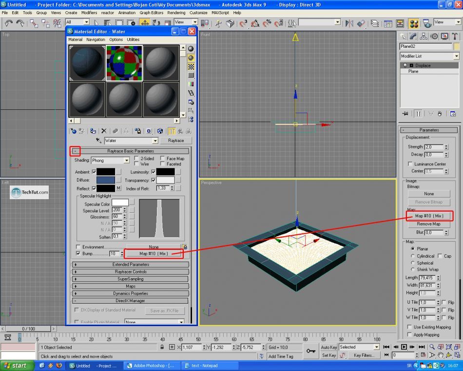 Learn how to create pool in 3D studio