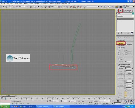 Tutorial Model 3D glass object, liquid and ice cubes part1 13