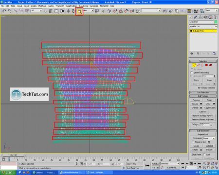 Tutorial Model 3D glass object, liquid and ice cubes part2 17