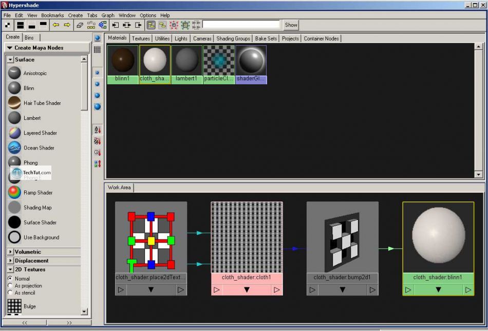 Create table cloth in maya