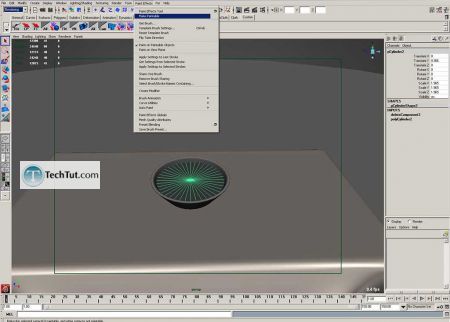 Tutorial Create a vase and put it on the table cloth 11