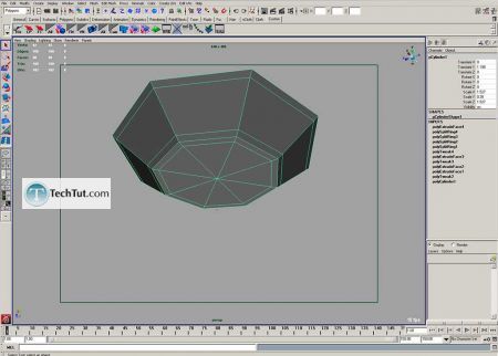 Tutorial Create a vase and put it on the table cloth 6