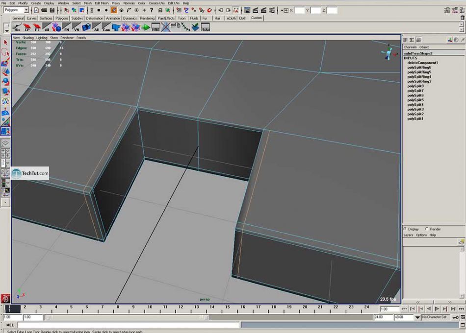 Simple polygon watch done in Maya