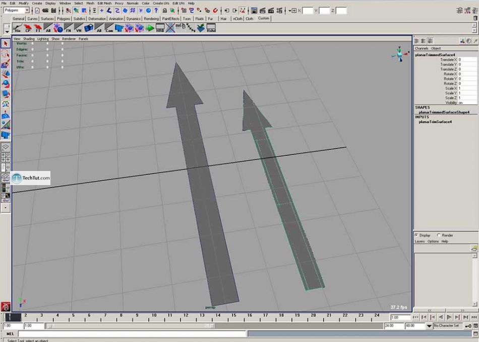Simple polygon watch done in Maya