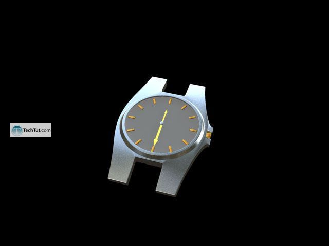 Simple polygon watch done in Maya