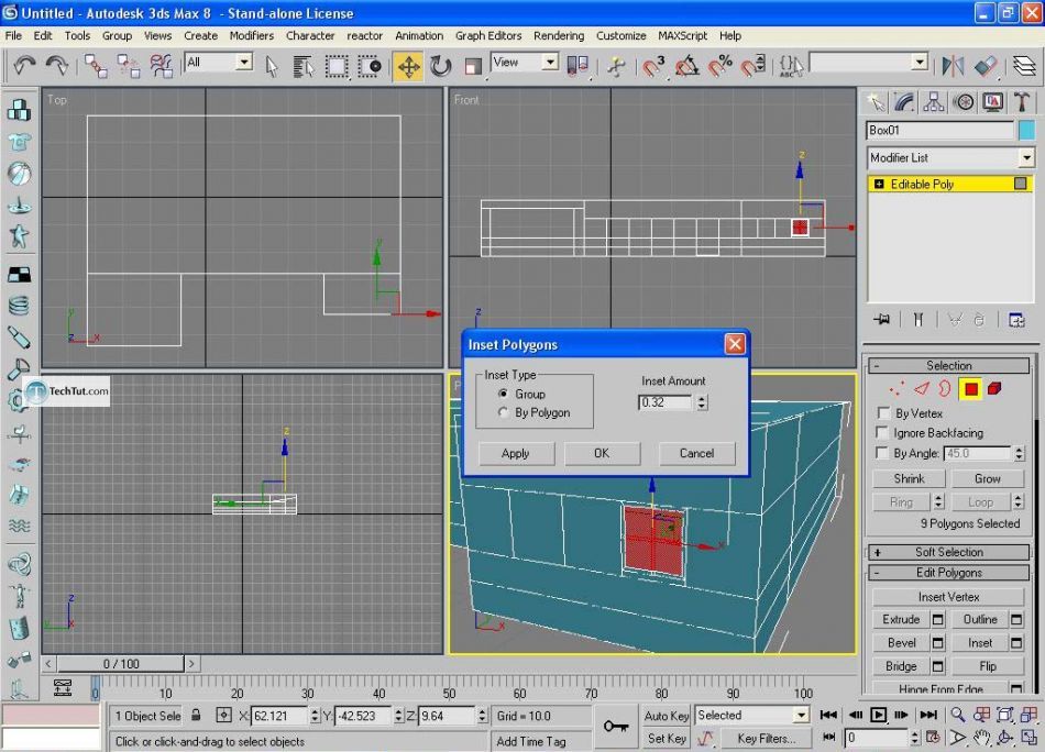 Create low poly house