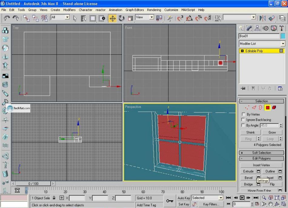 Create low poly house