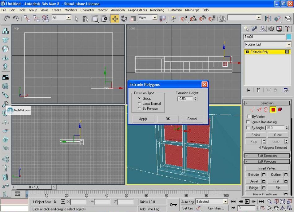 Create low poly house
