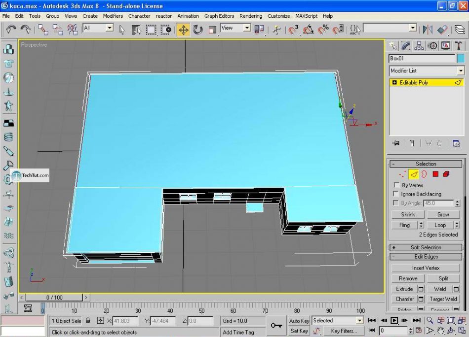 Create low poly house