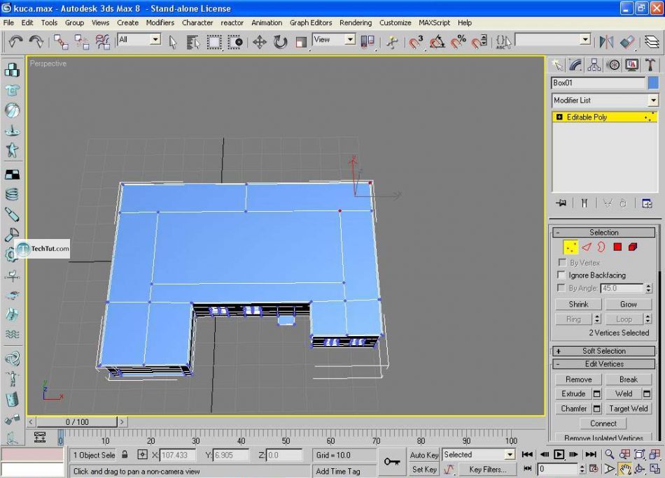 Create low poly house