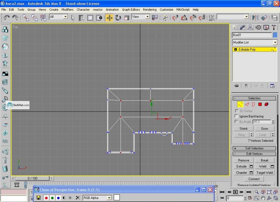 Create low poly house