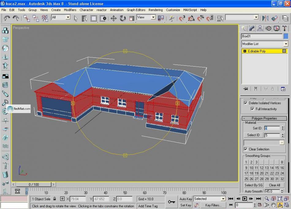 Create low poly house