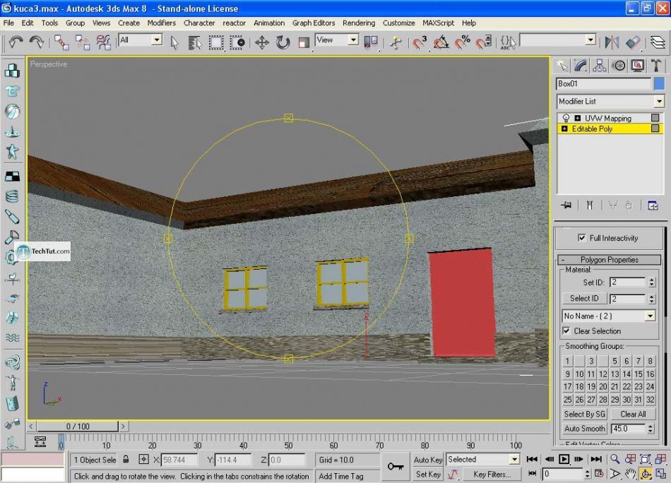 Create low poly house