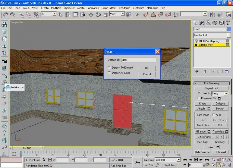 Create low poly house