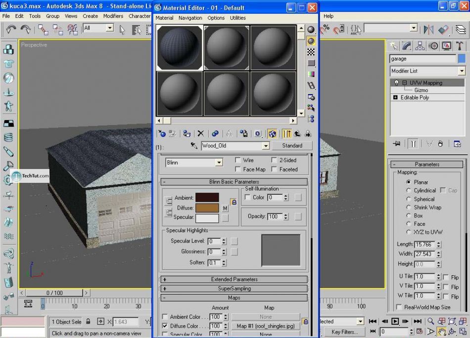 Create low poly house