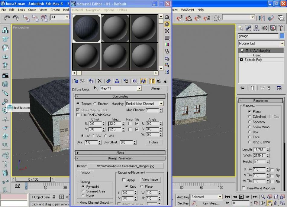 Create low poly house