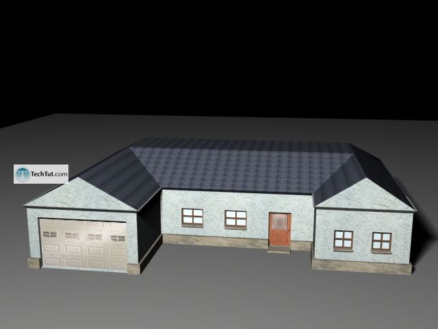 Create low poly house