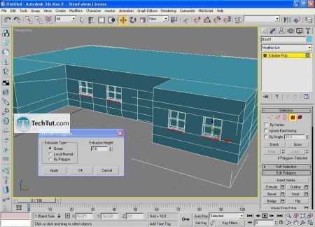 Tutorial Low poly house done in 3D max part 2 15